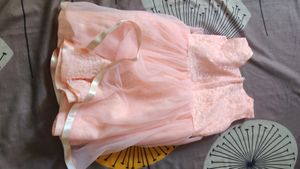 Kids Peach Colour Frock