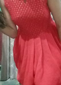 Red Freel Dress
