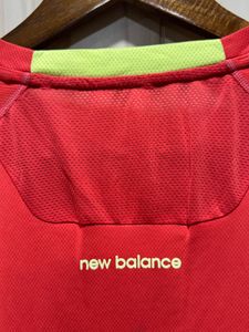 New Balance Essential Red DryFit TShirt
