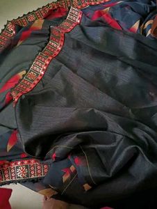 Elegant Black Saree