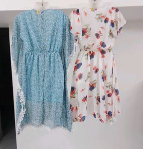 Polka Dot &amp; Embroidered Dress Bundle