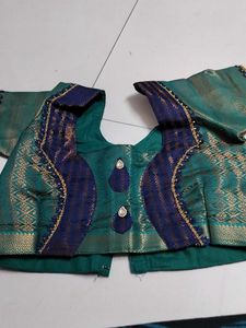 Navy Blue silk saree