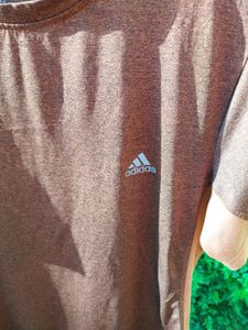 Adidas Brown Sports Tshirt