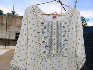Embroidered Straight Elegant Kurta Set