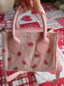 Pink Strawberry Bag