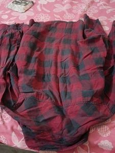 Red &amp; Gray Plaid Shirt