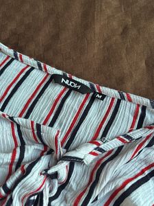 SalesStriped Bell Sleeve Top