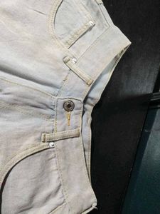 Light Wash Denim Shorts