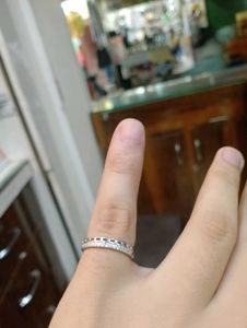 Diamond Ring Pure Silver 925