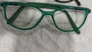 Reading Glasses With Green Frames
