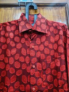 🇳🇿💫♥️ Red Patterned Shirt