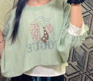 Cute Graphic Print Top