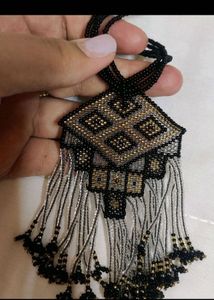 Tribes India Handmade Veaded Neckpiece