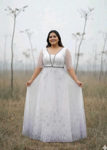 Elegant White Occasion Gown