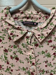 Floral Print Shirt Dress