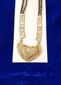 Mangalsutra With Black Pearls