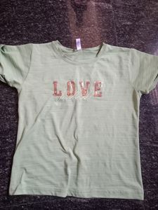 Green Casual T Shirt