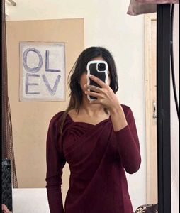 Elegant Maroon Top