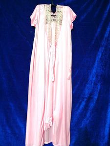 Pink Satin Lace Lingerie