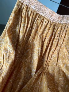 Yellow Floral Wide Leg Palazzo