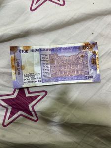 100 Rs Defected Note 786