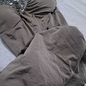 Y2k Brown Party Dress