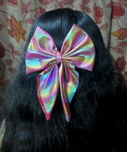 Iridescent Pink Bow