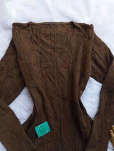 💗Brown Knit Midi Dress💗