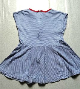 Striped Sailor Dress with Bow