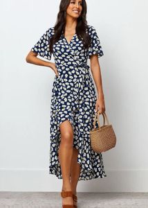 Floral Wrap Dress