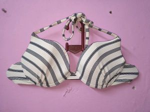 New Striped Bikini Top