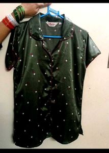 Vintage Star Print Pajama Set