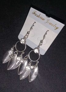 Dangling Silver Earrings