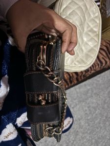 Black Hand Bag And Sling