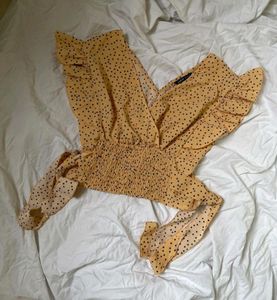 Shein Pretty Polka Top