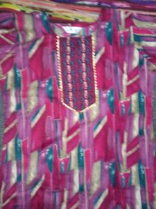 Vintage Abstract Print Kurta