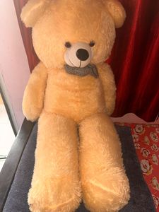 Giant Cream Plush Teddy Bear