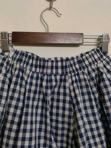 Gingham Mini Skirt