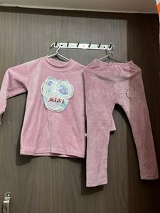 valvet Cute Pink Kids cord set
