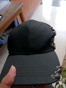 Hip Hop Adjustable Chain Ring Baseball Cap