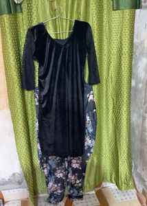 Dhoti Salwar &amp; Velvet Top