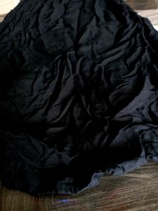 Black Embroidered Kurti with Bead Detailing