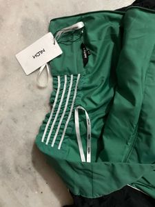 Green &amp; Black Harem Pants