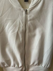 Crop White Jacket