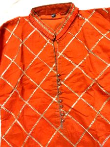 Orange Party Wear