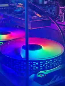 2 Rgb Pc Cooling Fan New