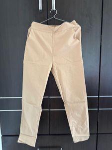 Beige Casual Pants
