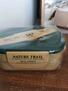 🌲🍱 Nature Trail Dual-Compartment Lunch Box