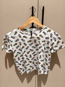 Pineapple Print Tee