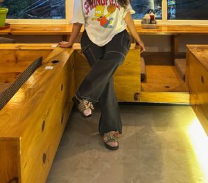 Black Cargo Jeans For Women